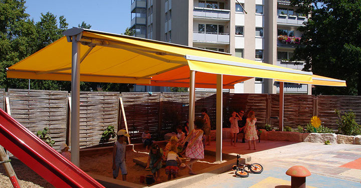 Beispielfoto freistehende Markisen Beispielfoto freistehende Markisen