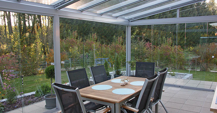 Beispielfoto Terrassendach mit Seitenelementen