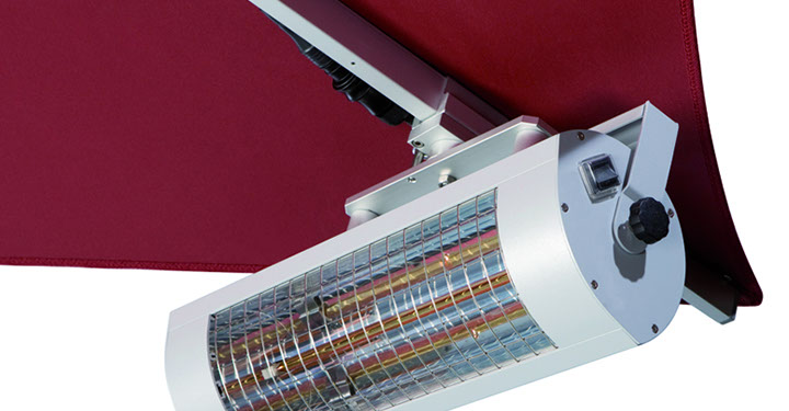 Beispielfoto Großschirme Erweiterung Heizstrahler