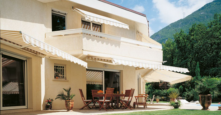 Beispielfoto Gelenkarmmarkisen