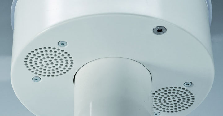 Beispielfoto Großschirme Erweiterung Lautsprecher