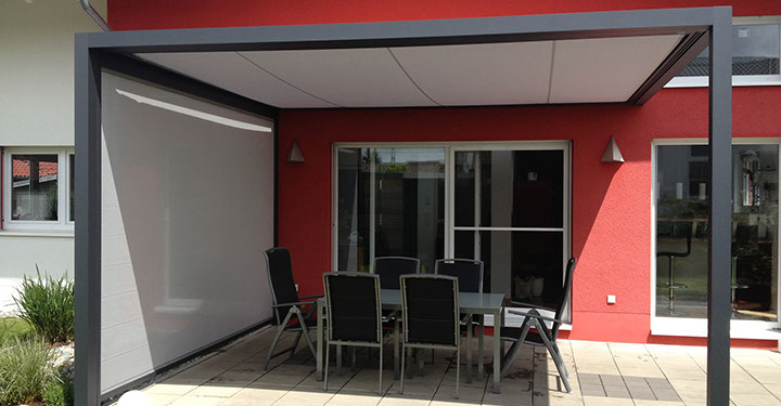 Beispielfoto freistehende Markisen Beispielfoto freistehende Markisen